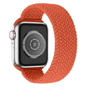 Apple Watch (41mm) elastic watch strap - Orange Red / Size: L