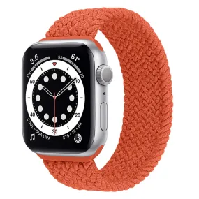 Apple Watch (41mm) elastic watch strap - Orange Red / Size: S