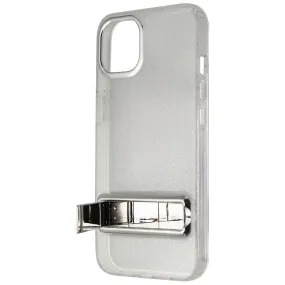 AQA Hard Protective Case w/ Kickstand for Apple iPhone 13 - Silver Glitter