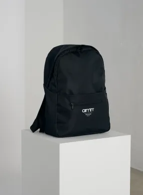 Black Nylon Backpack