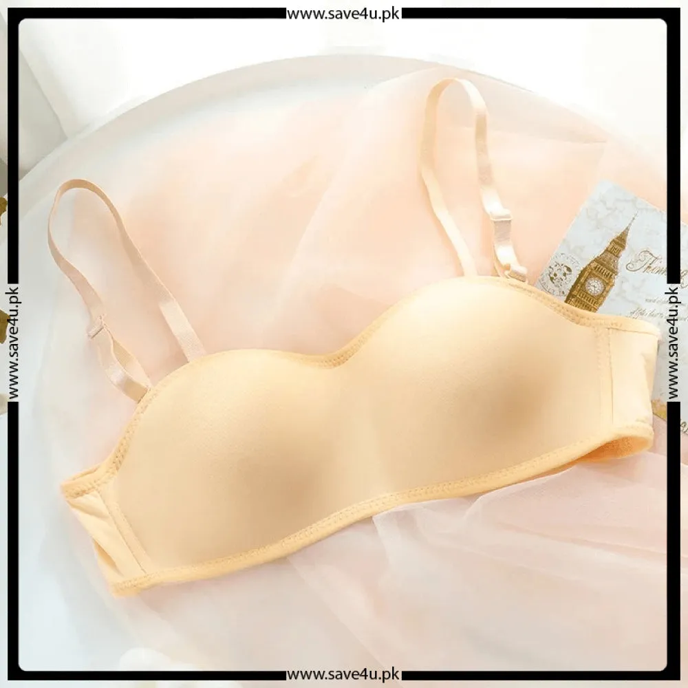 Comfortable Seamless Lightly Pads Demi Bra