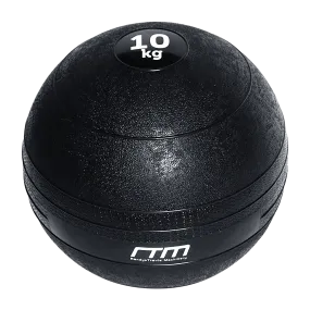 Durable 10kg No Bounce Slam Ball, Black for CrossFit, MMA