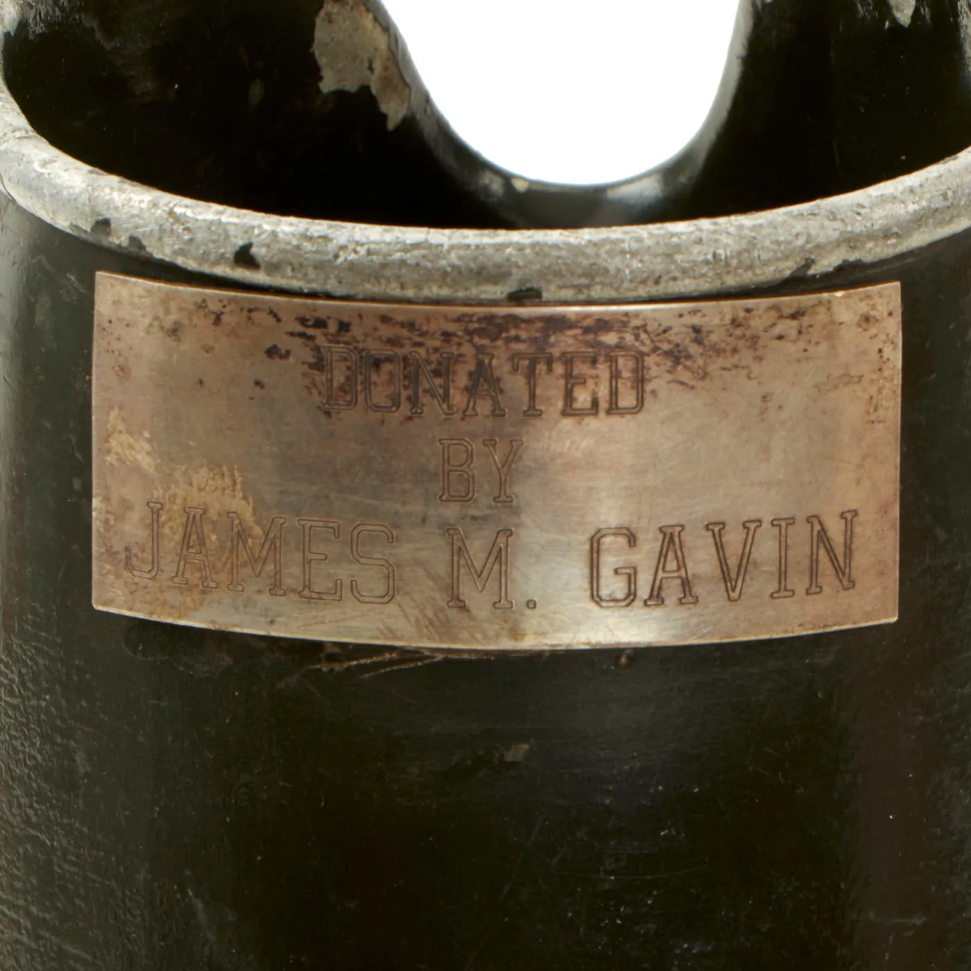 Original Canadian WWII U.S. Aluminum Megaphone Belonging to Lt. Gen. James Gavin - 82nd Airborne Division Commander