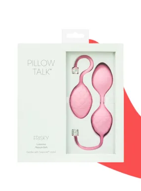 Pillow Talk FRISKY Kegel Pleasure Balls with Swarovski Crystal