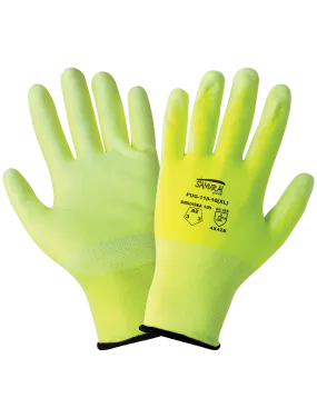 Samurai Glove® High-Visiblity PU Coated Cut, Abrasion, and Puncture Resistant Gloves - PUG-118