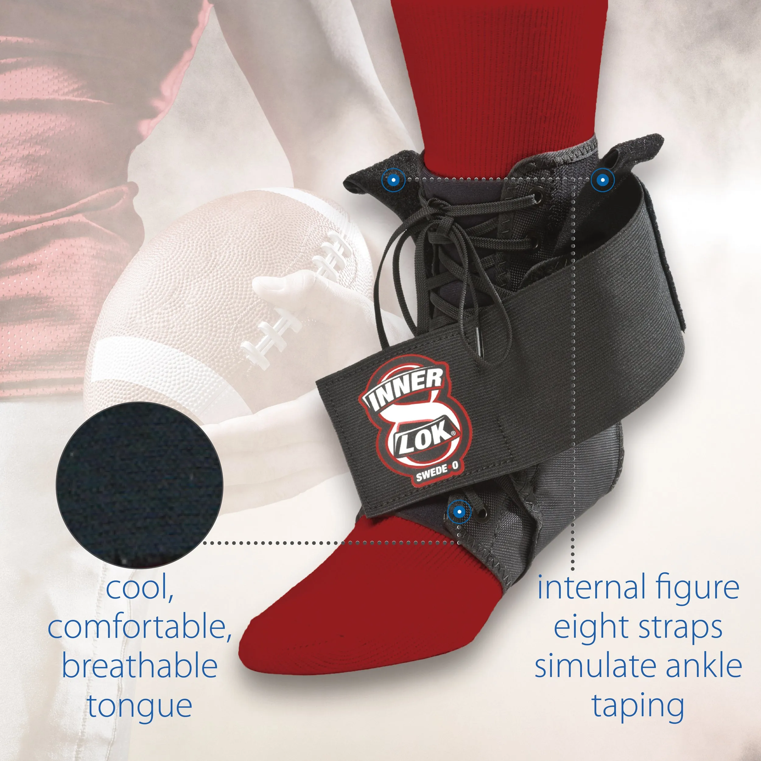 Swede-O Inner Lok 8 Ankle Brace